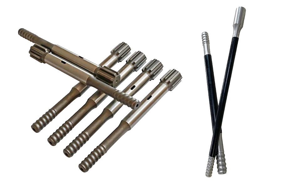 Tapered drill rod
